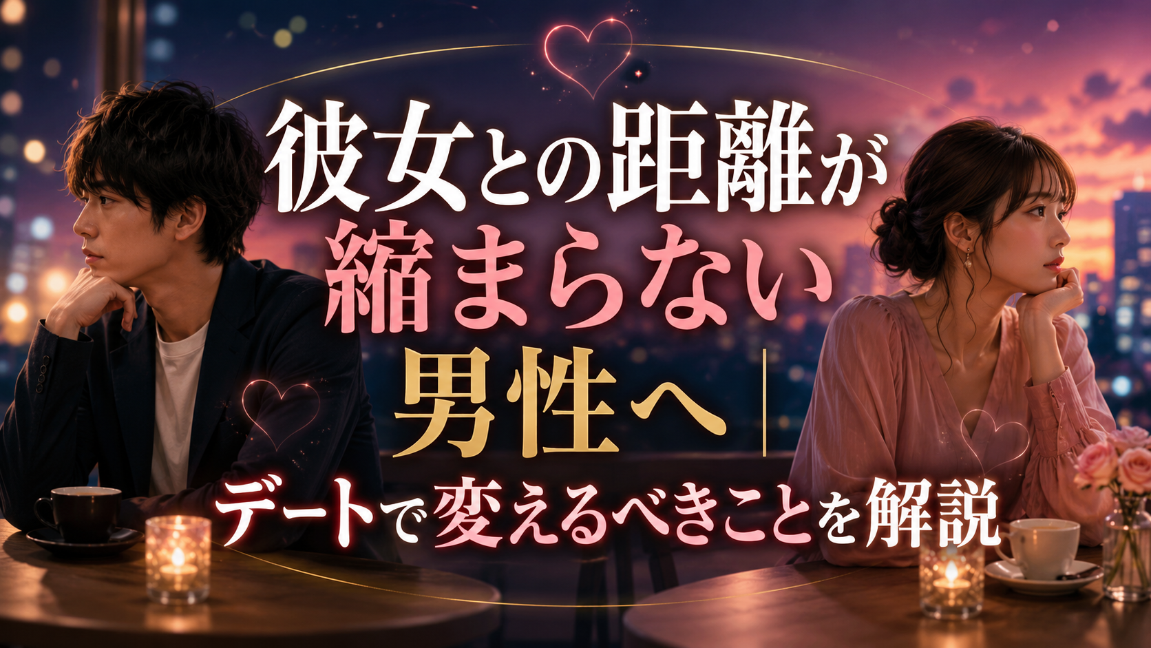 彼女との距離が縮まらない男性へ｜デートで変えるべきことを解説