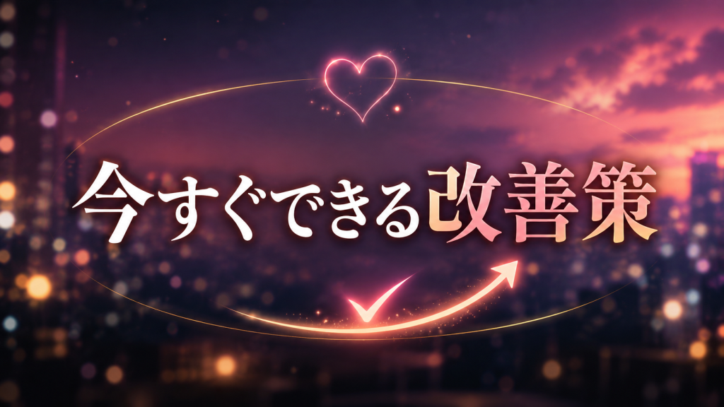 今すぐできる改善策